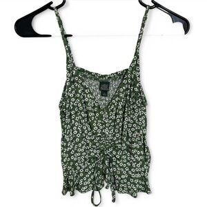 Wild Fable Green Floral Camisole